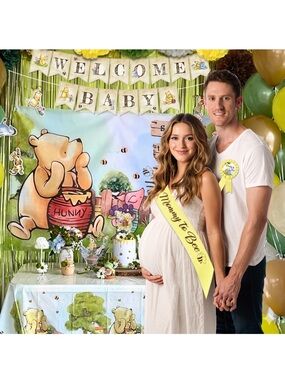 Amazon Yellow "Mommy to Bee" Baby Shower Sash